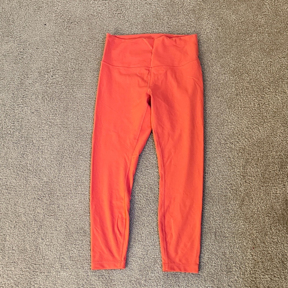 Lululemon orange leggings